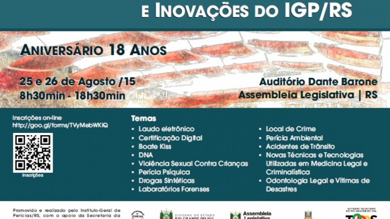 Instituto-Geral de Perícias completa 25 anos - Portal do Estado do Rio  Grande do Sul