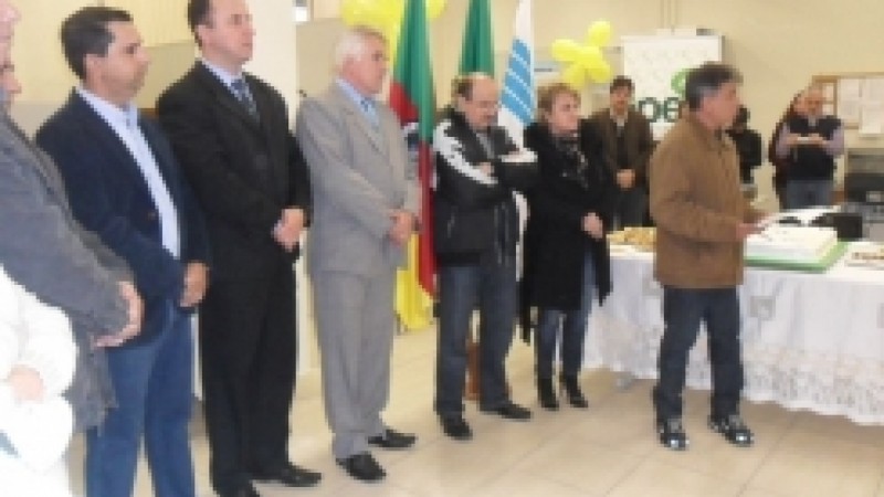 O perito Gilberto Moreira e o papiloscopista Oscar D. Vargas participaram da inauguração do posto