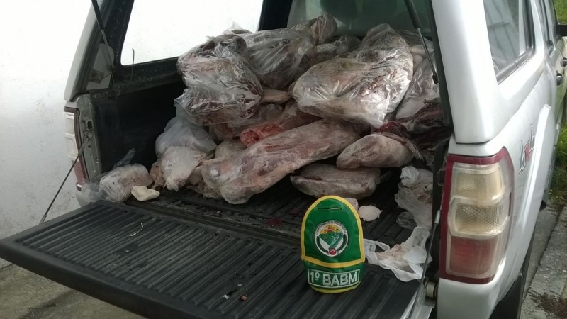 A carne não possuía procedência e era imprópria ao consumo humano
