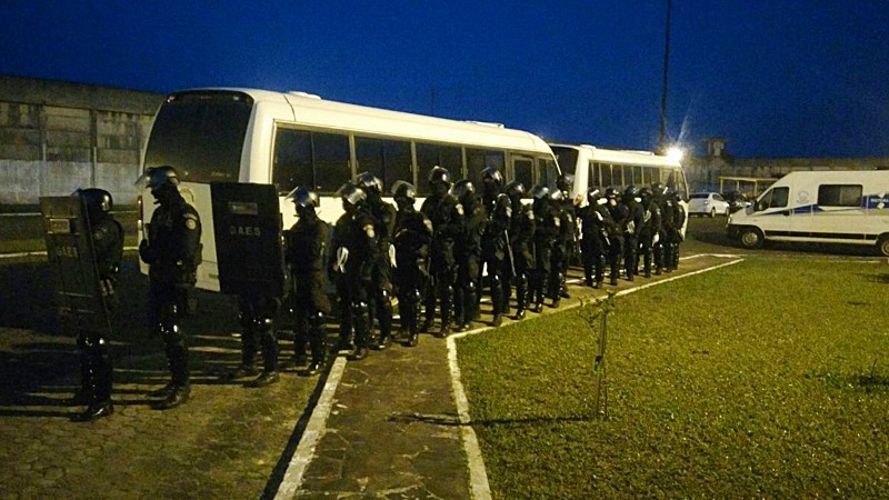 Participaram da ação, ao total, 44 agentes penitenciários