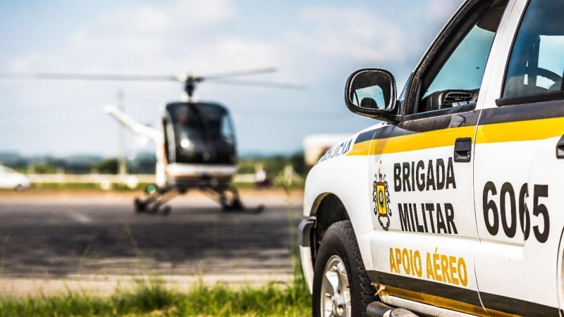 No RS, foram empregados 102 policiais militares, 31 viaturas e uma aeronave em 17 pontos do estado