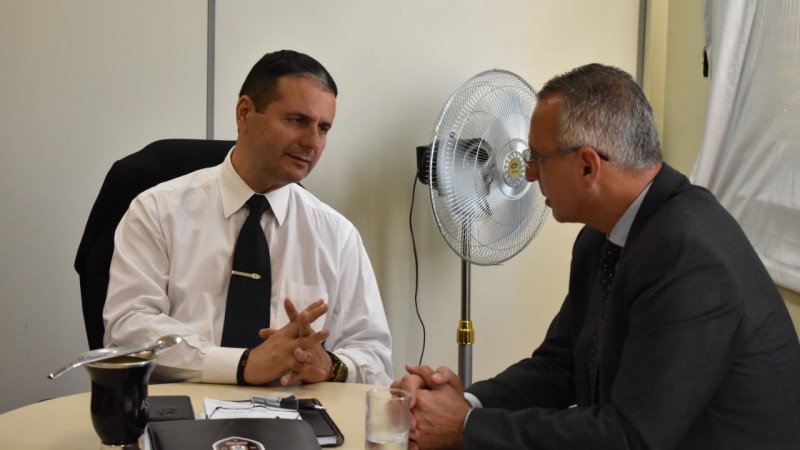 O secret&aacute;rio adjunto incentivou a amplia&ccedil;&atilde;o das a&ccedil;&otilde;es do munic&iacute;pio dentro do Sistema de Seguran&ccedil;a Integrado com os Munic&iacute;pios