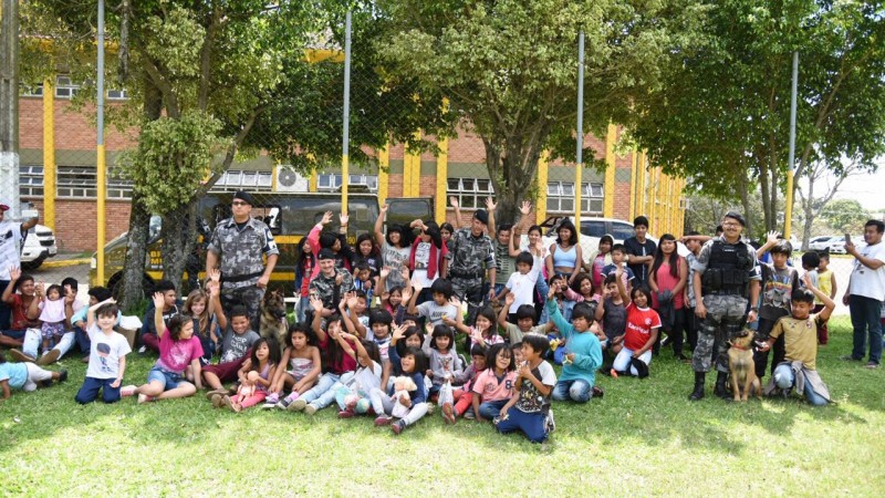 CRBM comemora dia das crianças com atividades lúdicas para indígenas de Viamão