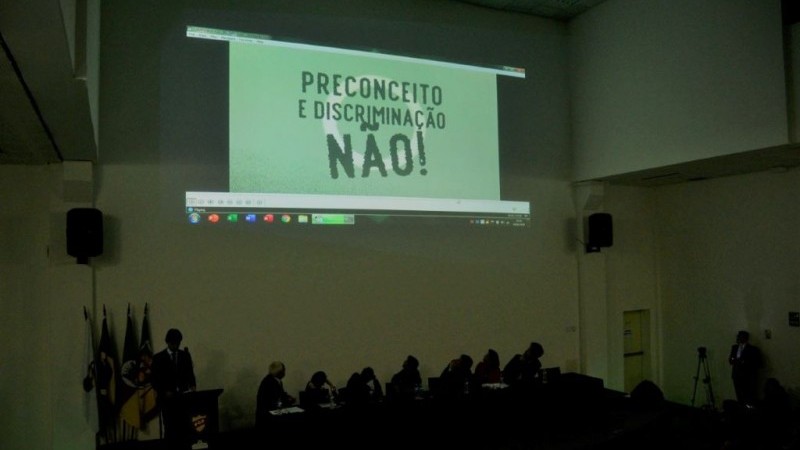 Campanha foi lançada no auditório da Federação Gaúcha de Futebol