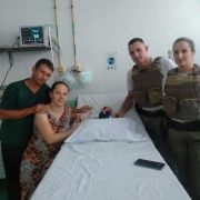 No final de semana a Brigada Militar salvou duas crianças engasgadas com leite materno