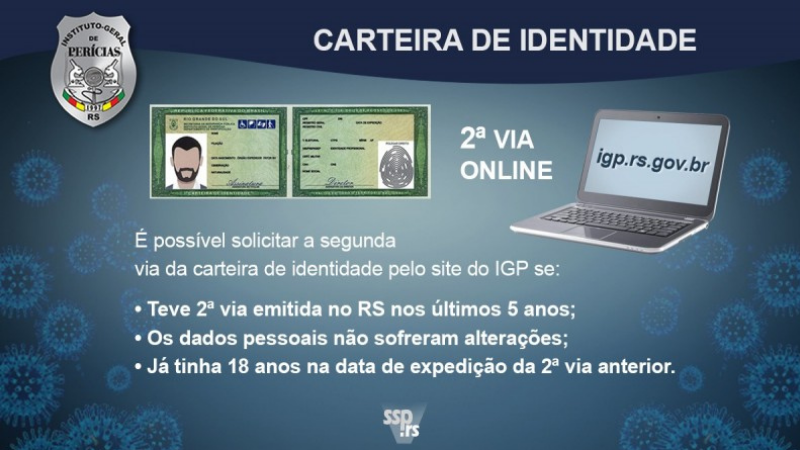 Informações e Agendamento de Carteiras de Identidade - IGP-RS