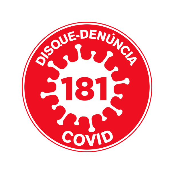 Selo Disque-Denúncia 181 Covid
