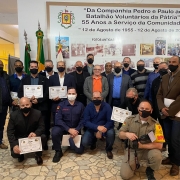 Homenagem aos pioneiros do CT-9, que acabou sendo embrião para outros grupos de elite das polícias gaúchas