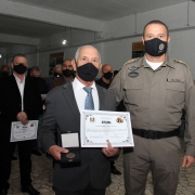 Homenagem aos pioneiros do CT-9, que acabou sendo embrião para outros grupos de elite das polícias gaúchas