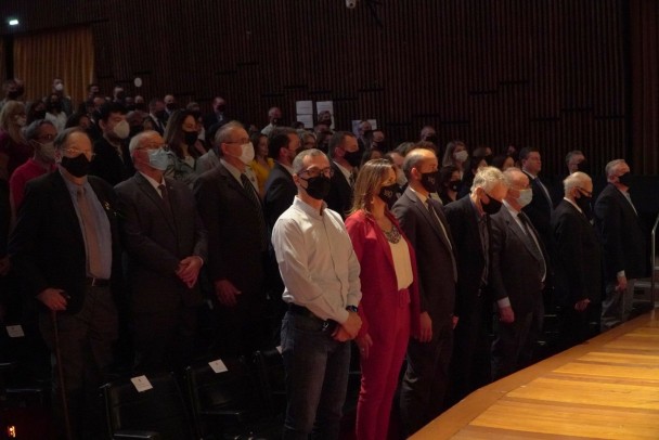 Entrega de medalhas