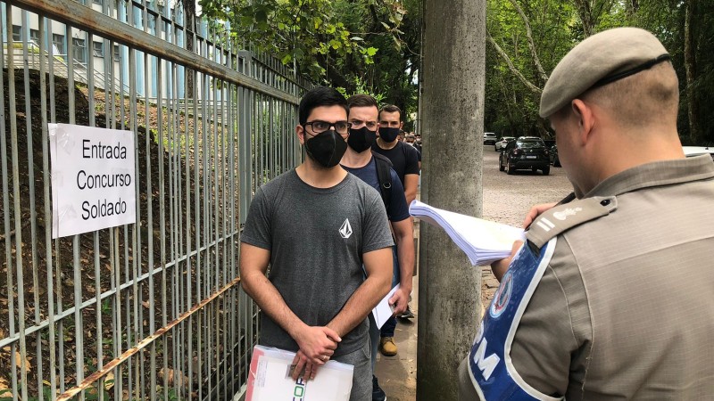 Brigada Militar inicia etapa de saúde do concurso para soldado