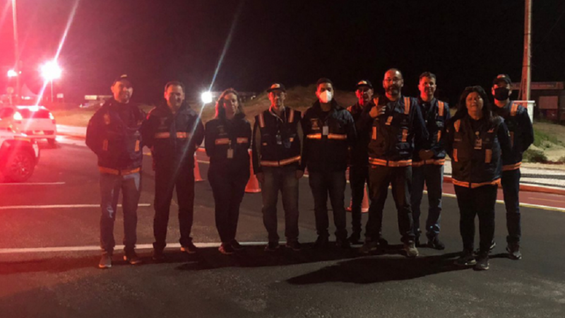 A foto mostra a equipe do DetranRS