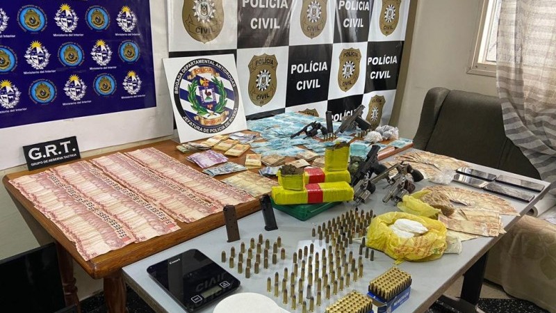 Apreensões feitas durante Operação Sem Fronteira