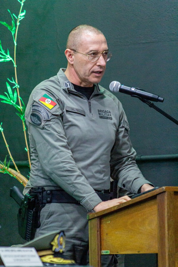 Comandante geral da Brigada Militar Cláudio dos Santos Feoli