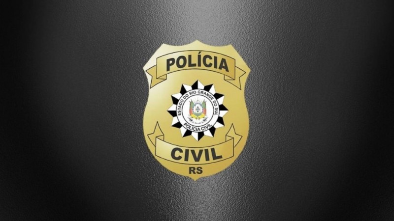 A imagem mostra o logotipo da Polícia Civil