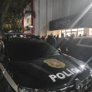 A foto mostra as ações da Polícia Civil 