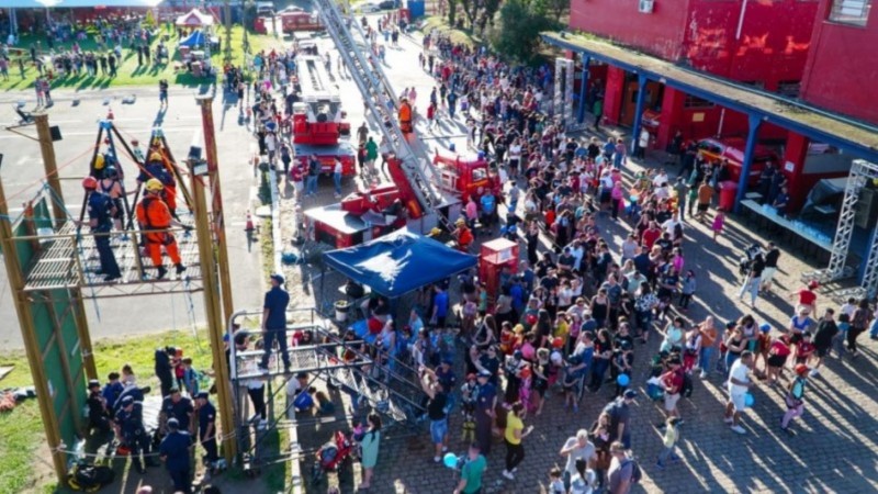 A foto mostra o público durante o evento Portas Abertas