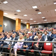 Plateia do local do evento.