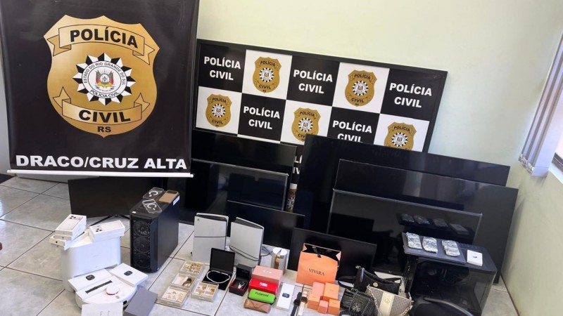Na imagem, as apreens&otilde;es da opera&ccedil;&atilde;o Romaneio