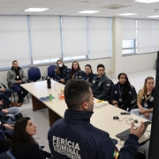 Na imagem, reuni&atilde;o do Nucope